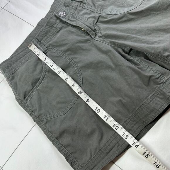 Kuhl Kontra Shorts Womens 8 Green Gray Hiking Trek Gorpcore Utility Active Camp - Picture 11 of 11